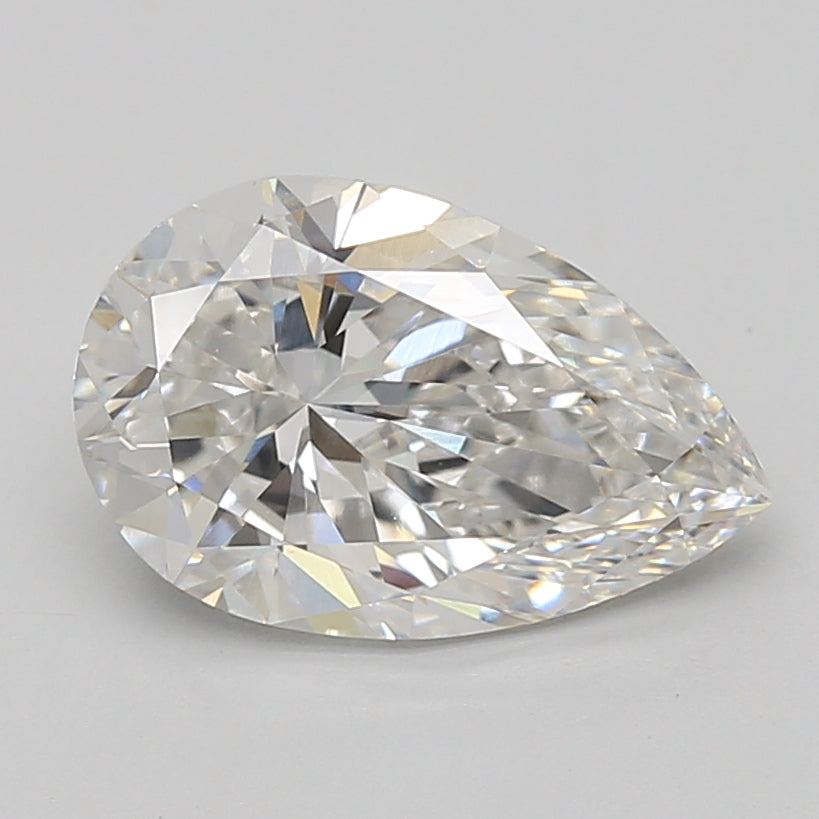 3.07ct Pear lab-grown diamond, E VVS2