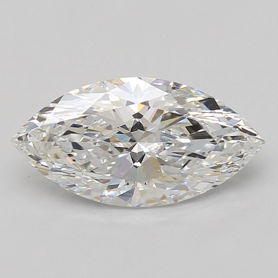 3.07ct Marquise lab-grown diamond, E VVS2