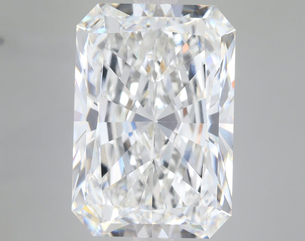 15.38ct Radiant lab-grown diamond, F VVS2