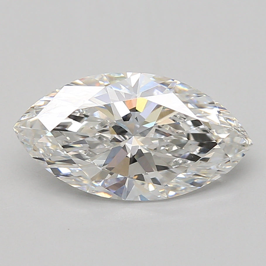 3.07ct Marquise lab-grown diamond, E VVS2 – 360° view
