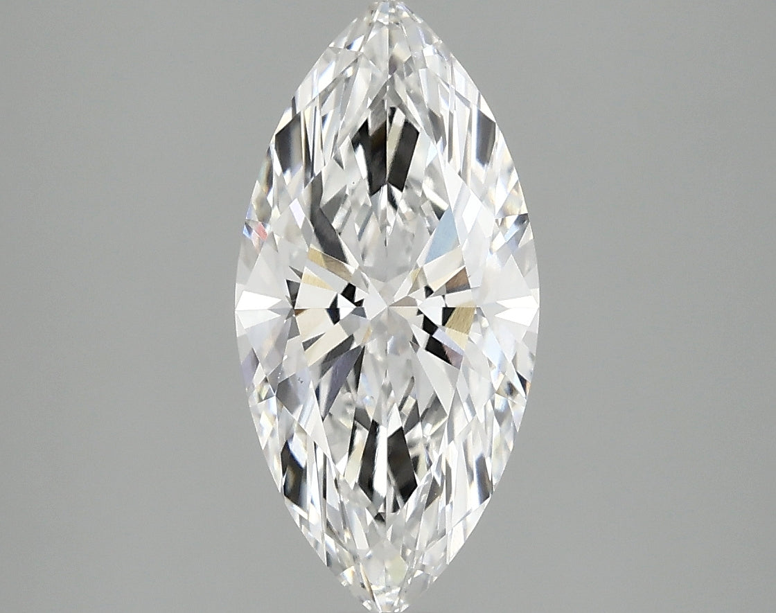2.08ct Marquise lab-grown diamond, E VS1