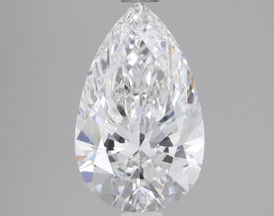 2.02ct Pear lab-grown diamond, E VS2