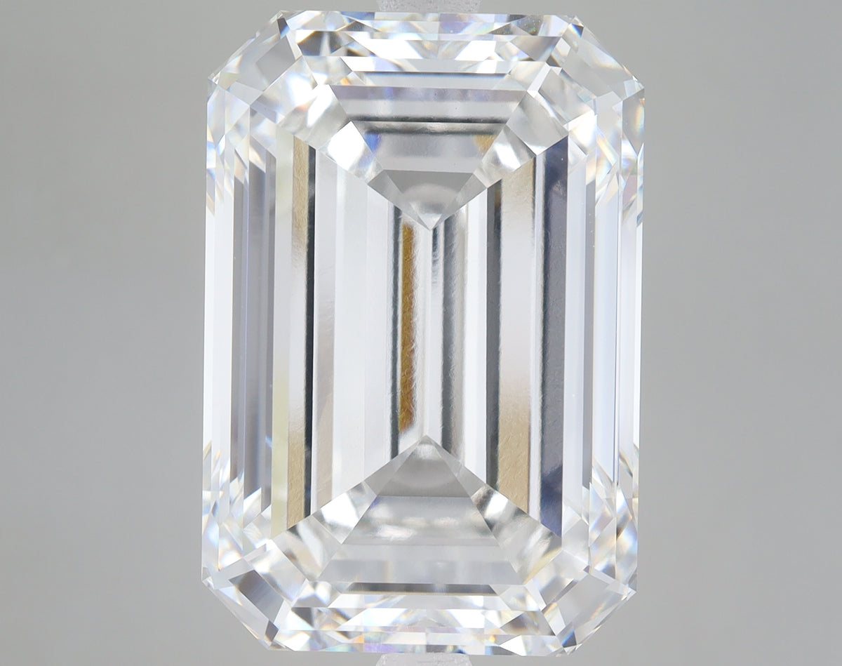 20.67ct Emerald lab-grown diamond, F VVS2
