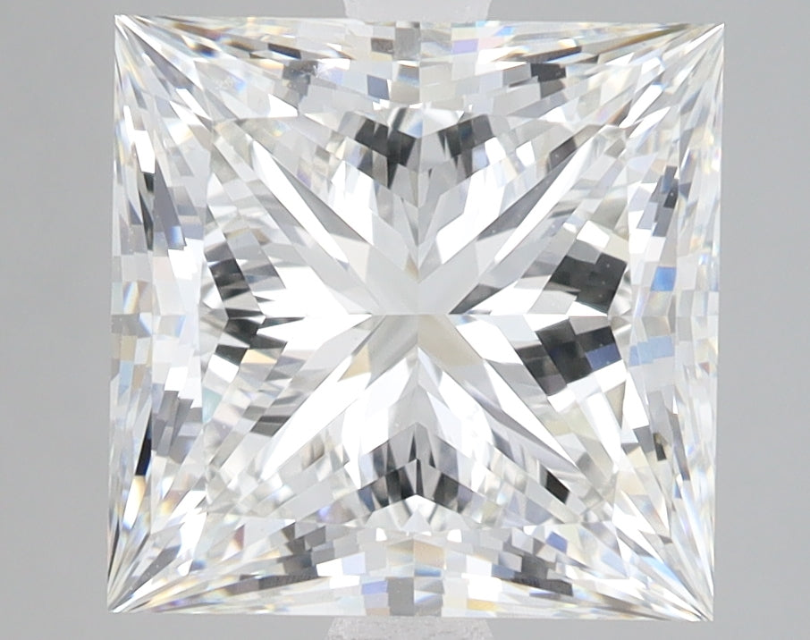 5.05ct Princess lab-grown diamond, F VVS2 – 360° view