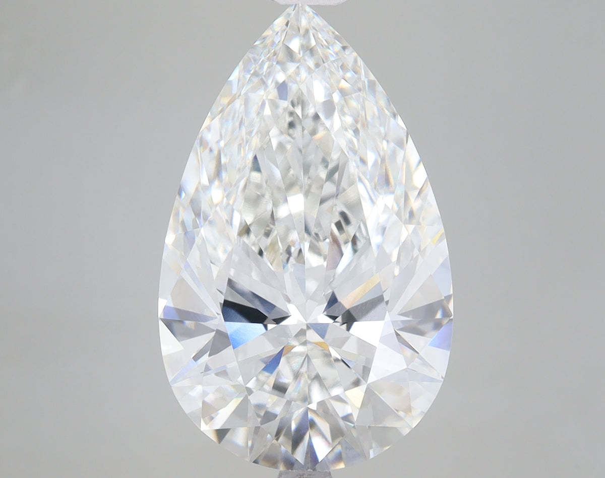 7.33ct Pear lab-grown diamond, F VVS2 – 360° view