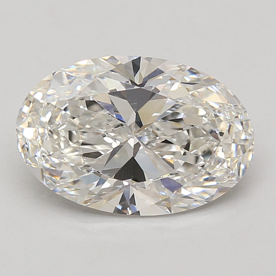 4.09ct Oval lab-grown diamond, E VVS2