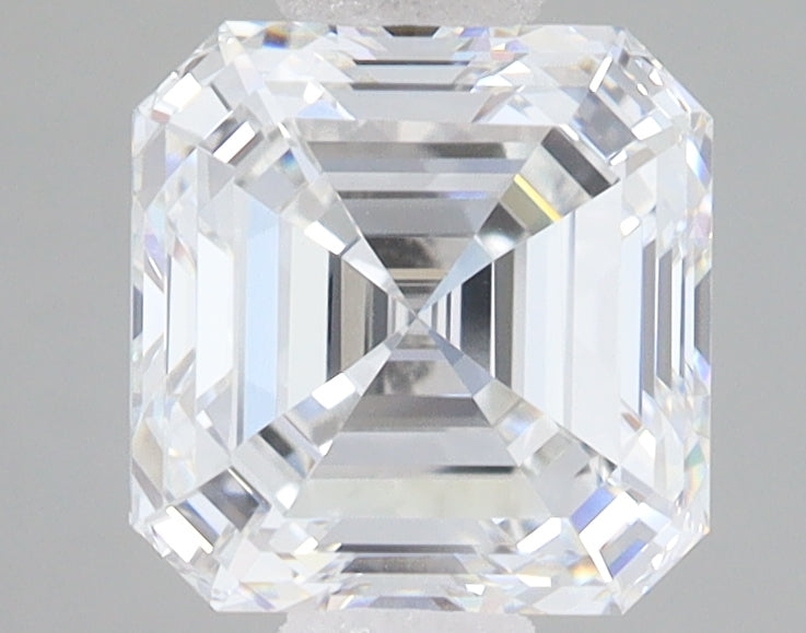 2.42ct Square Emerald lab-grown diamond, E VVS2 – 360° view