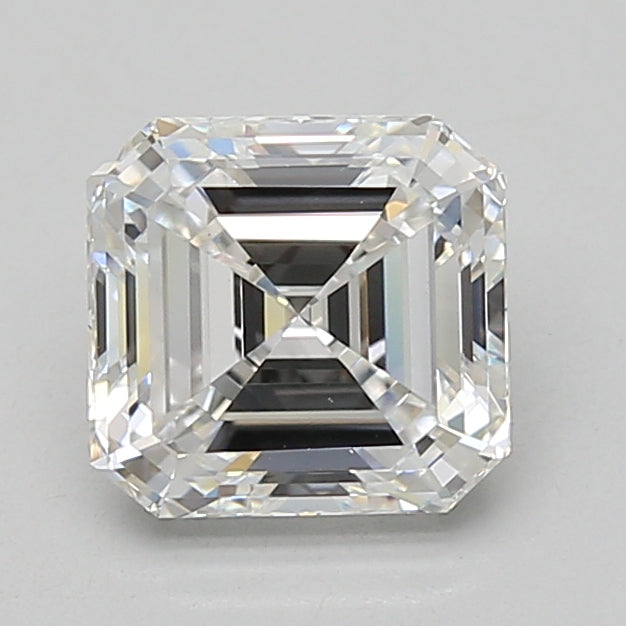 2.03ct Square Emerald lab-grown diamond, D VVS2 – 360° view