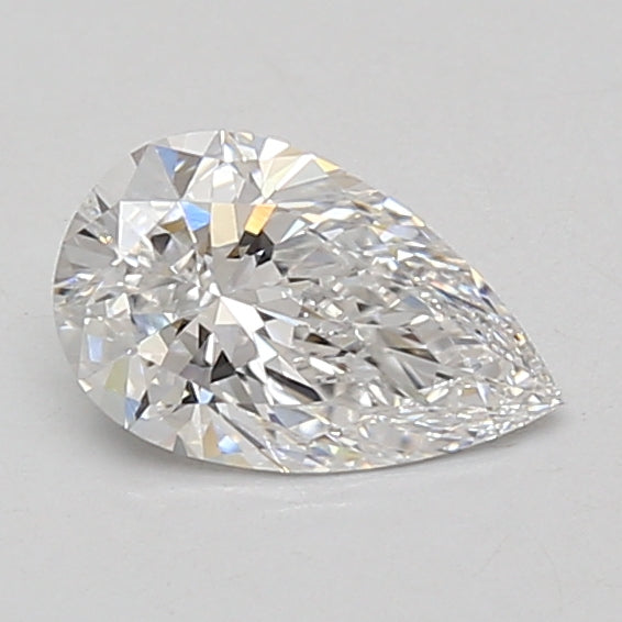 0.78ct Pear lab-grown diamond, D VVS2