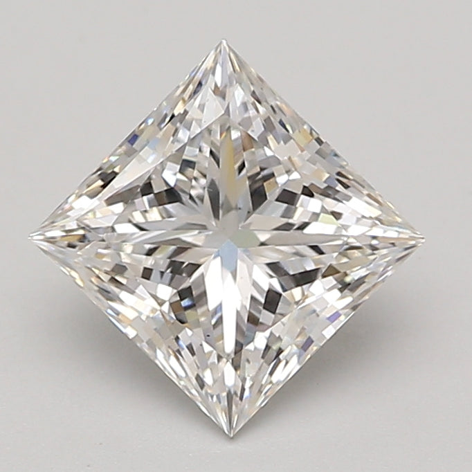2.54ct Princess lab-grown diamond, E VS2