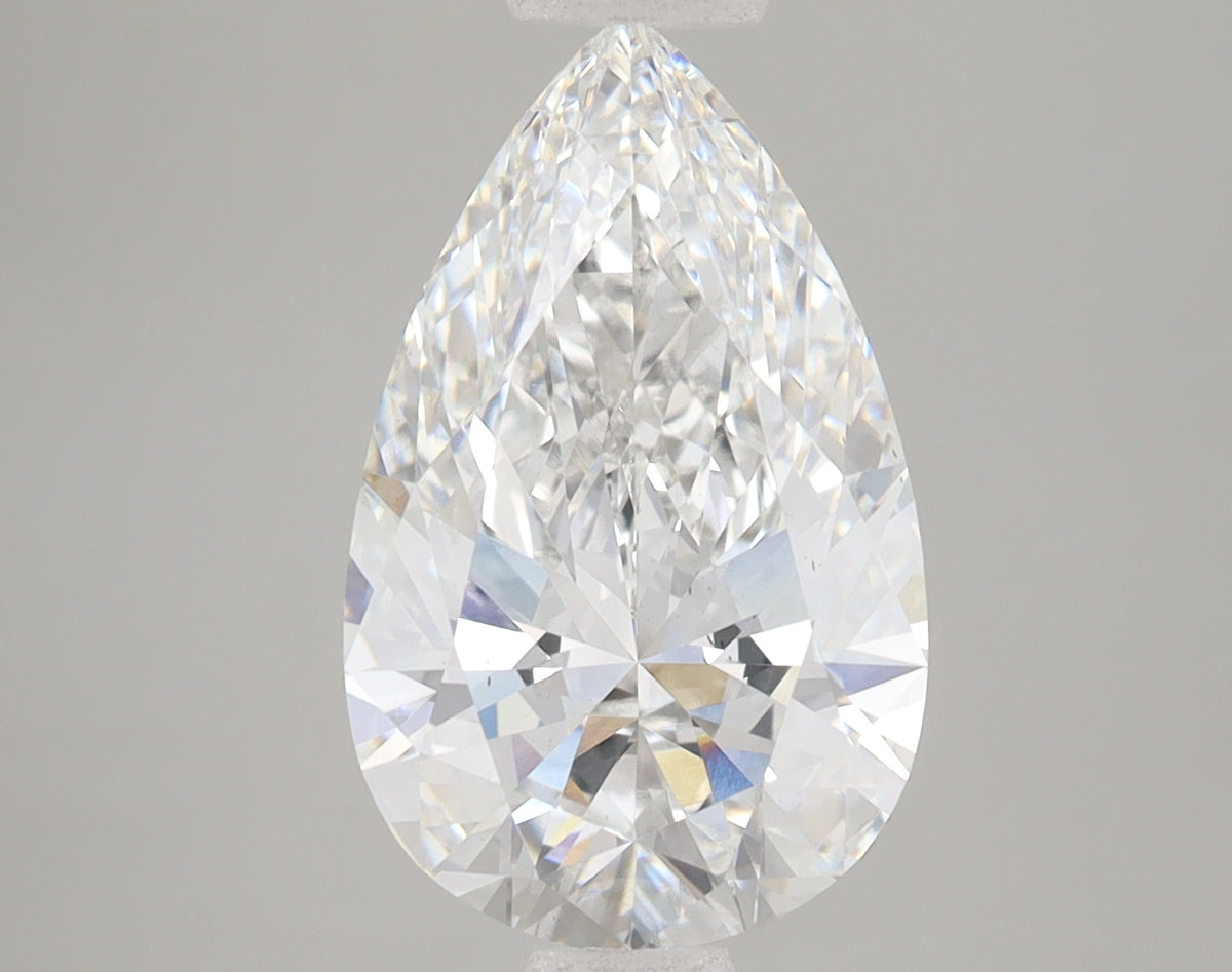 3.55ct Pear lab-grown diamond, E VS2