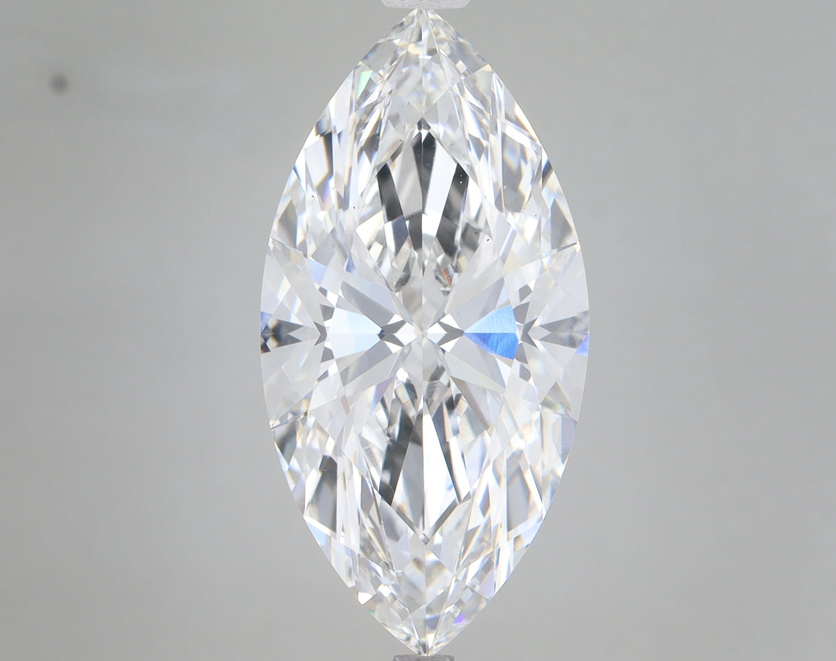 8.04ct Marquise lab-grown diamond, F VS2 – 360° view