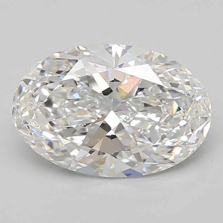 3.07ct Oval lab-grown diamond, D VVS2