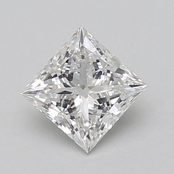 0.83ct Princess lab-grown diamond, D VVS2 – 360° view