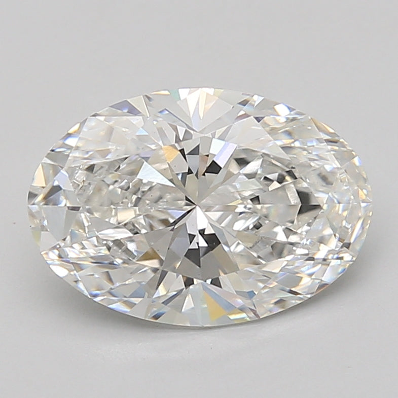 3.05ct Oval lab-grown diamond, E VVS2
