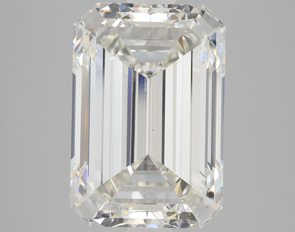 5.02ct Emerald lab-grown diamond, F VS1 – 360° view