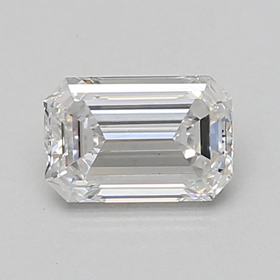 0.85ct Emerald lab-grown diamond, D VS1 – 360° view