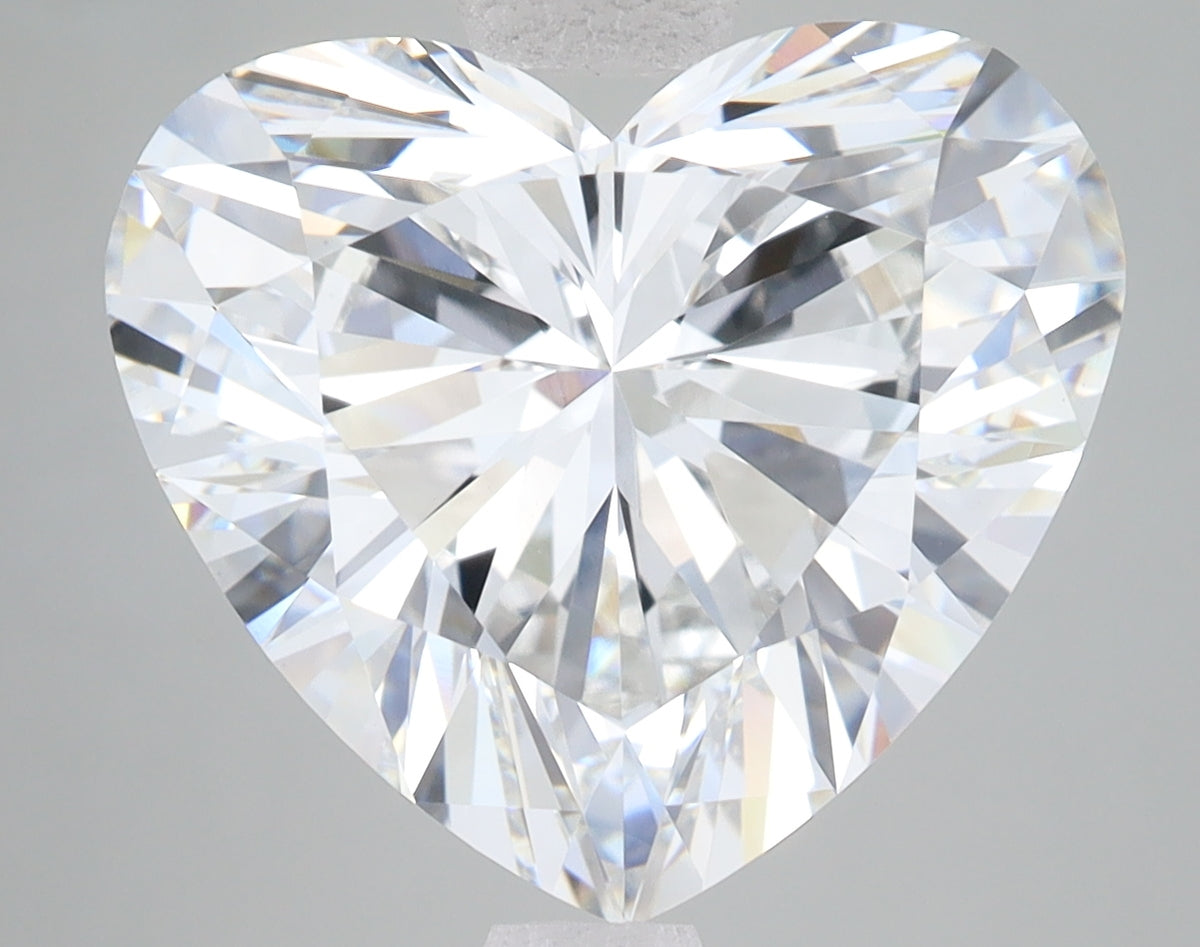 7.75ct Heart lab-grown diamond, E VVS2