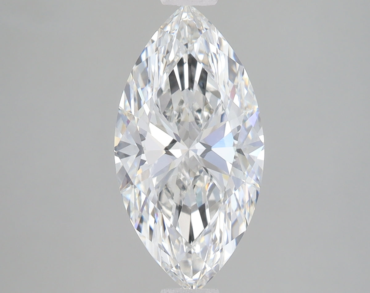 2.54ct Marquise lab-grown diamond, F VVS2