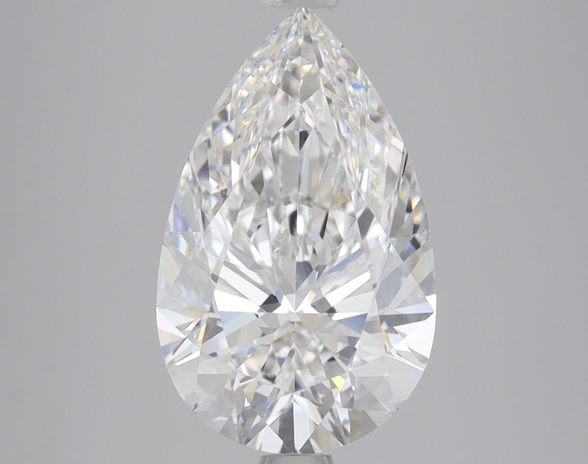 4.02ct Pear lab-grown diamond, E VVS2 – 360° view