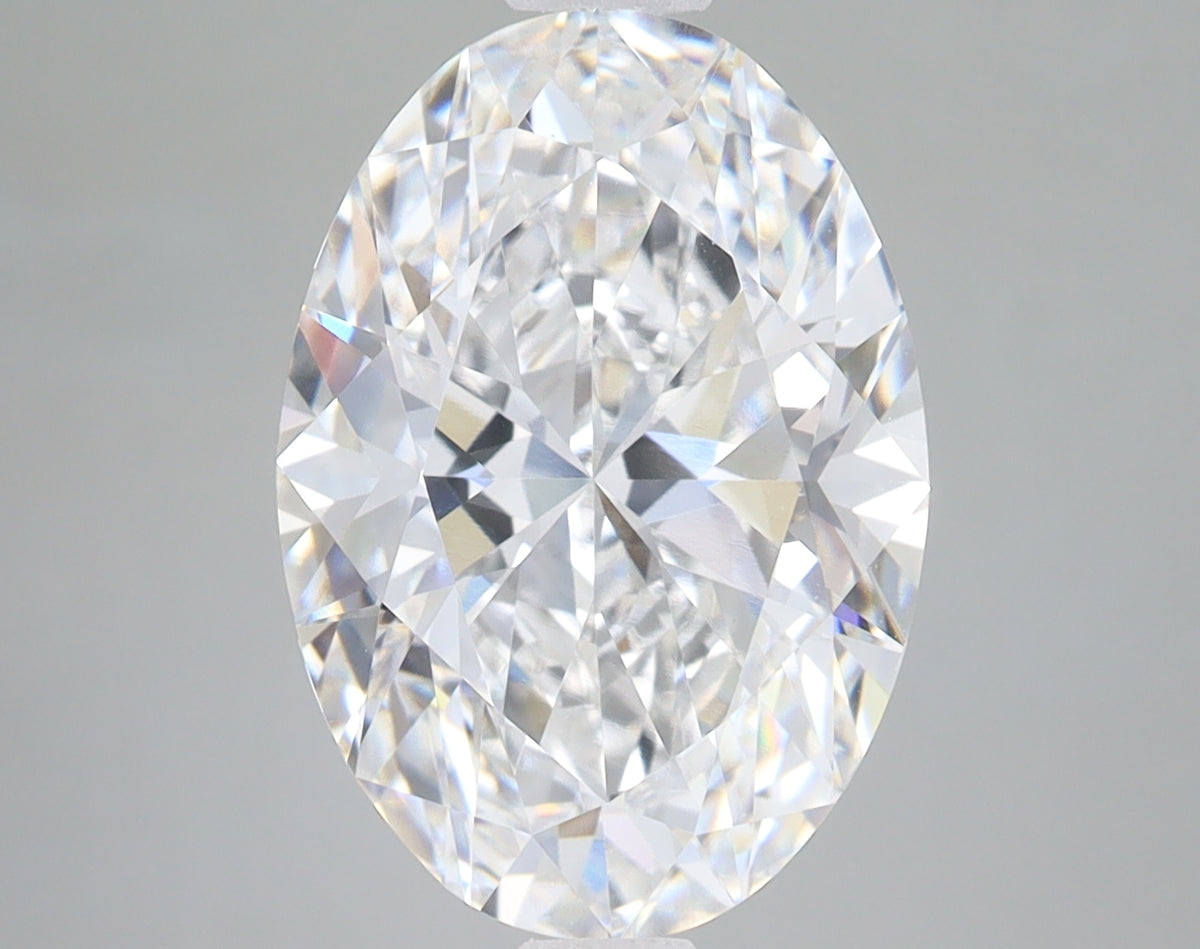 IGI certificate for 5.05ct Oval lab-grown diamond, E VVS2