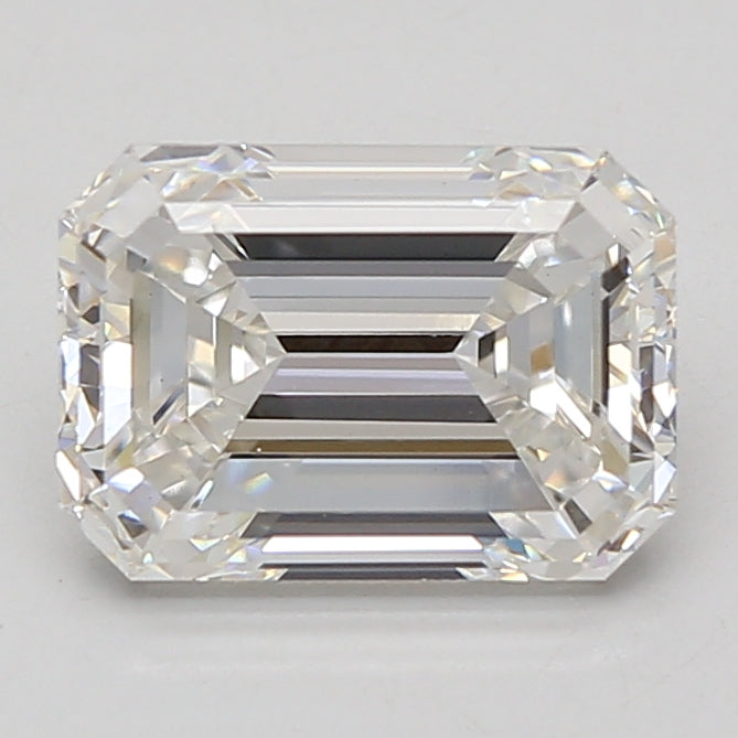 3.09ct Emerald lab-grown diamond, E VS1 – 360° view