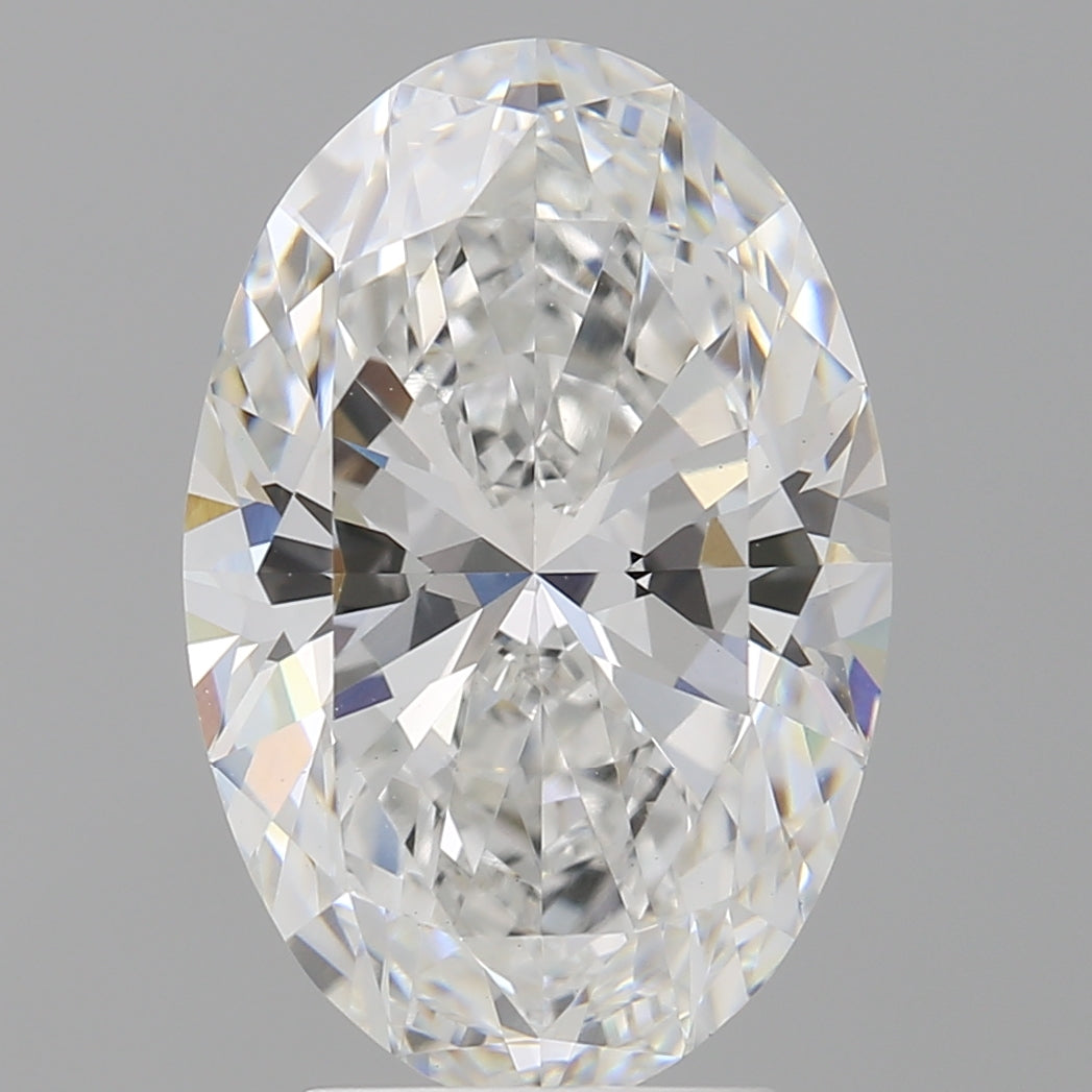 4.04ct Oval lab-grown diamond, D VVS2