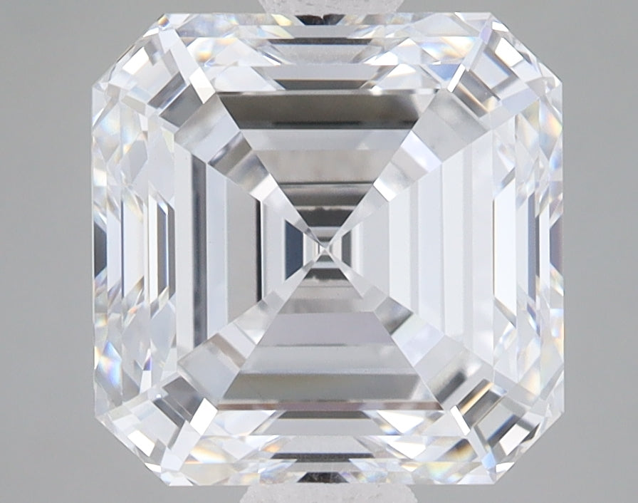 4.59ct Square Emerald lab-grown diamond, D VVS2