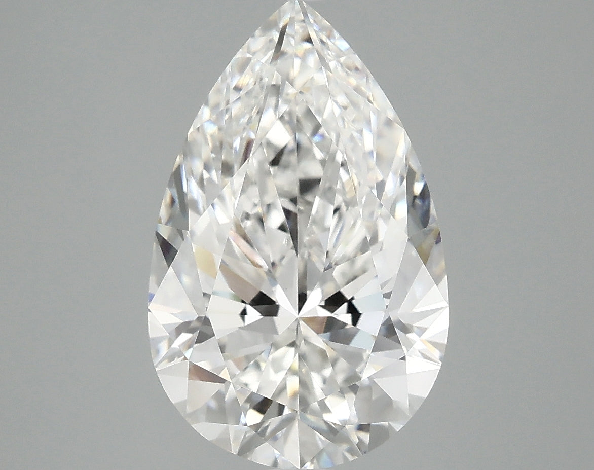4.06ct Pear lab-grown diamond, D VVS2