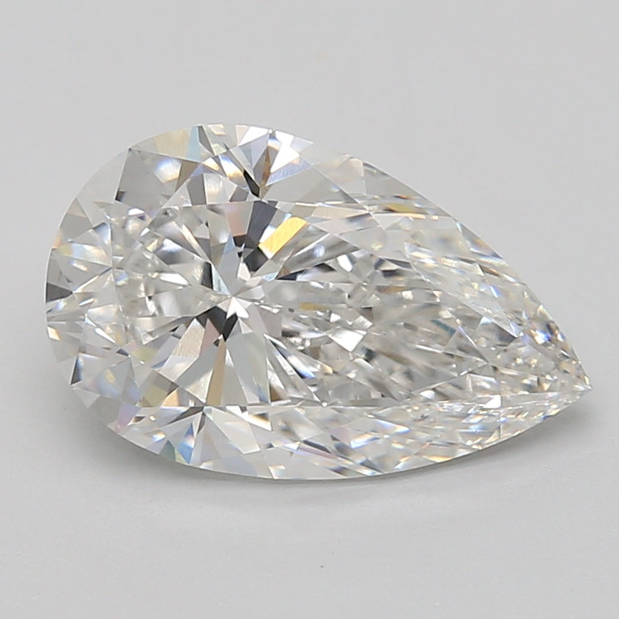 4.03ct Pear lab-grown diamond, D VVS2 – 360° view