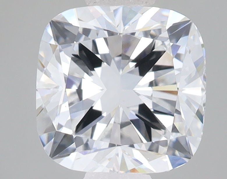 2.58ct Cushion lab-grown diamond, D VVS2 – 360° view