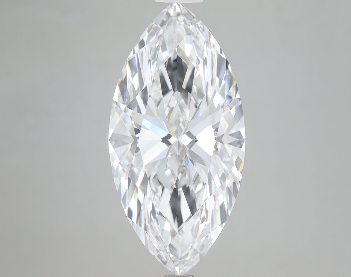 5.05ct Marquise lab-grown diamond, E VVS2