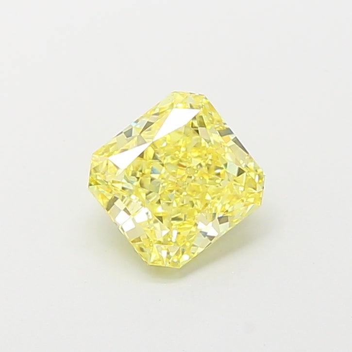 1.51ct Radiant lab-grown diamond, Fancy Intense Yellow, VS1