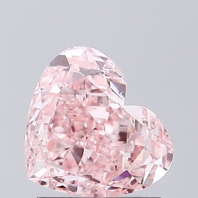 1.11ct Heart lab-grown diamond, Fancy Intense Pink, VVS2