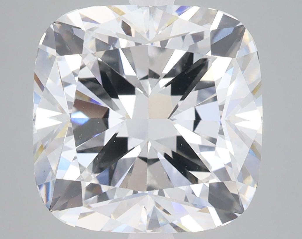 6.09ct Cushion lab-grown diamond, E VS1