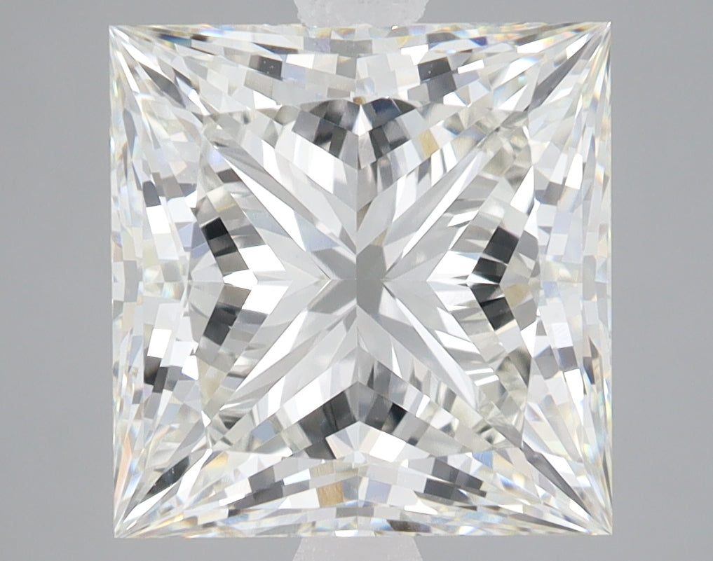 6.07ct Princess lab-grown diamond, F VVS2 – 360° view