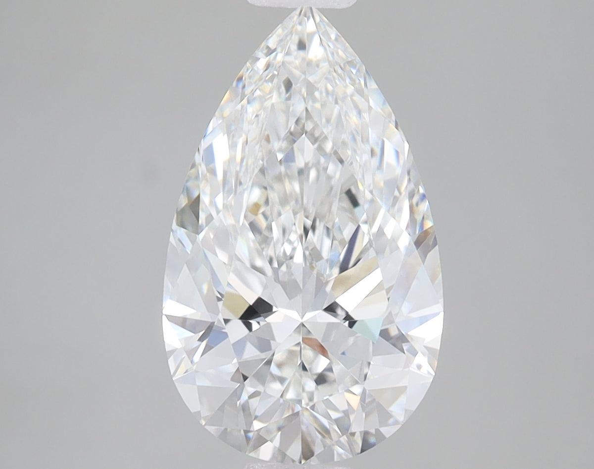 3.02ct Pear lab-grown diamond, E VVS2 – 360° view