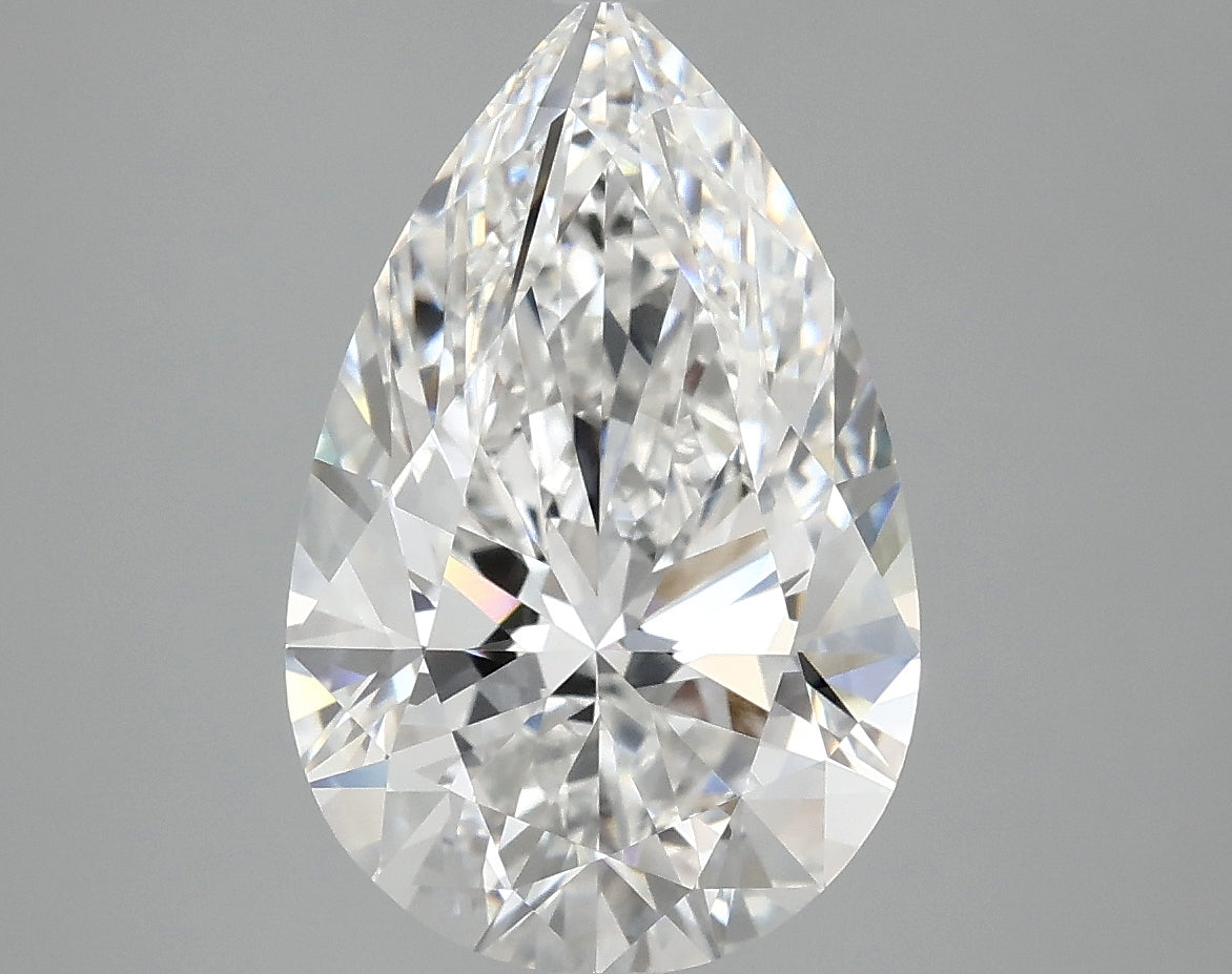 4.05ct Pear lab-grown diamond, D VVS2