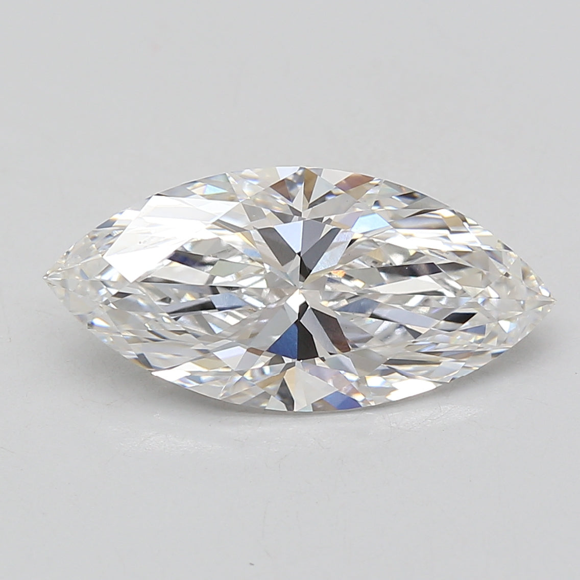 4.09ct Marquise lab-grown diamond, D VS1