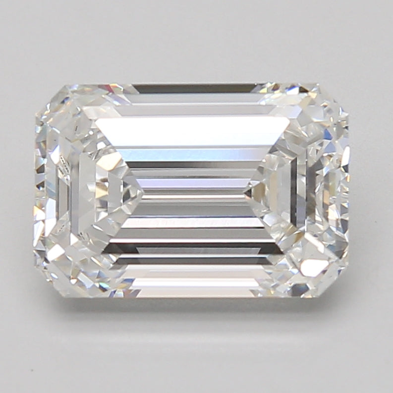4.09ct Emerald lab-grown diamond, E VS1 – 360° view