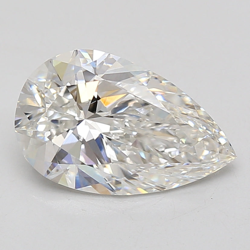 3.1ct Pear lab-grown diamond, E VVS2 – 360° view