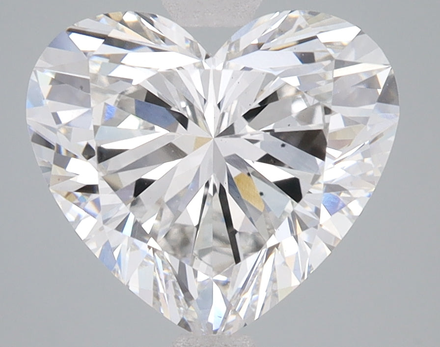 3.13ct Heart lab-grown diamond, F VS2 – 360° view