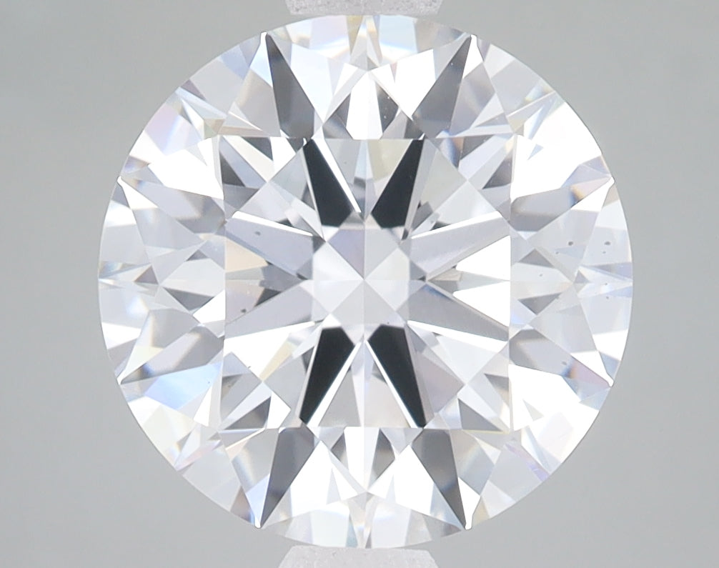 IGI certificate for 4.08ct Round lab-grown diamond, E VS2