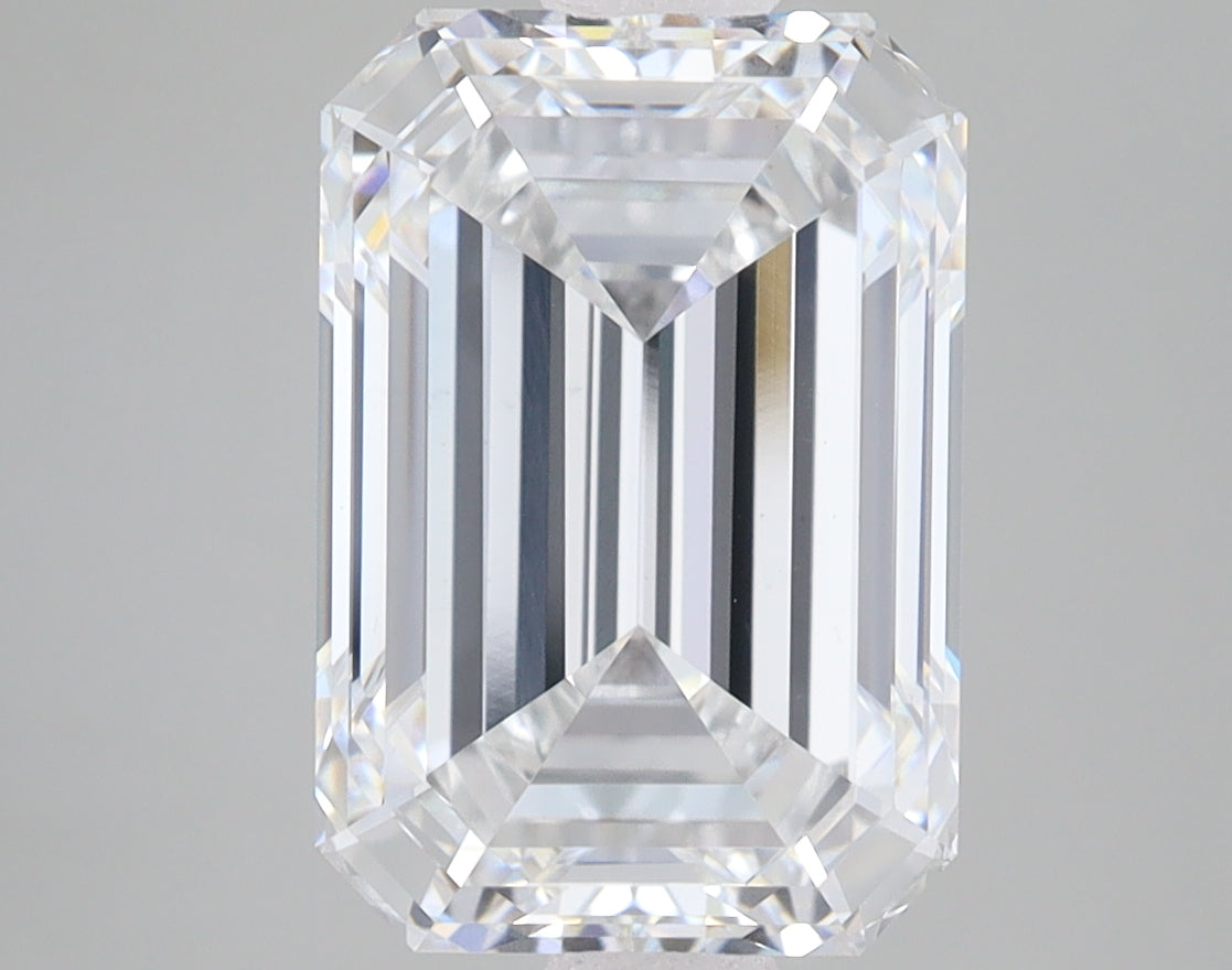 5.08ct Emerald lab-grown diamond, D VS1 – 360° view