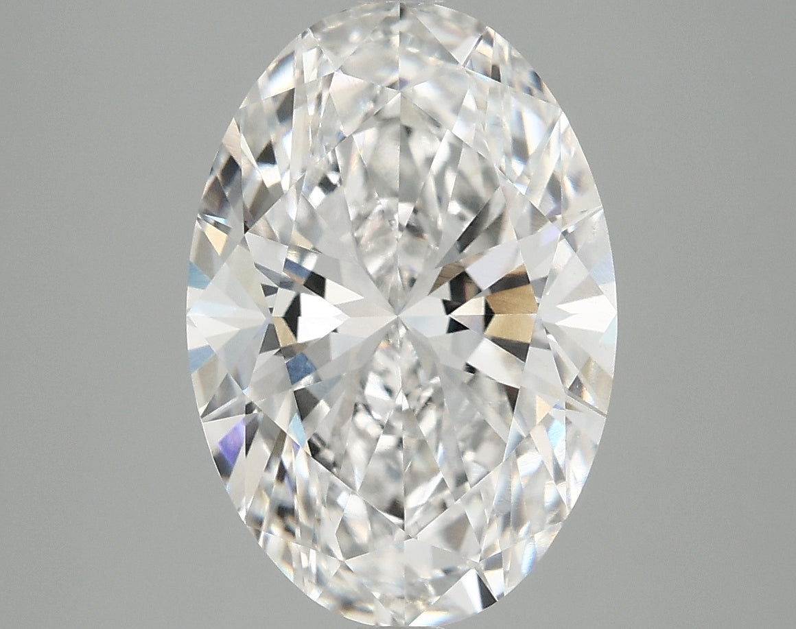 4.08ct Oval lab-grown diamond, D VVS2