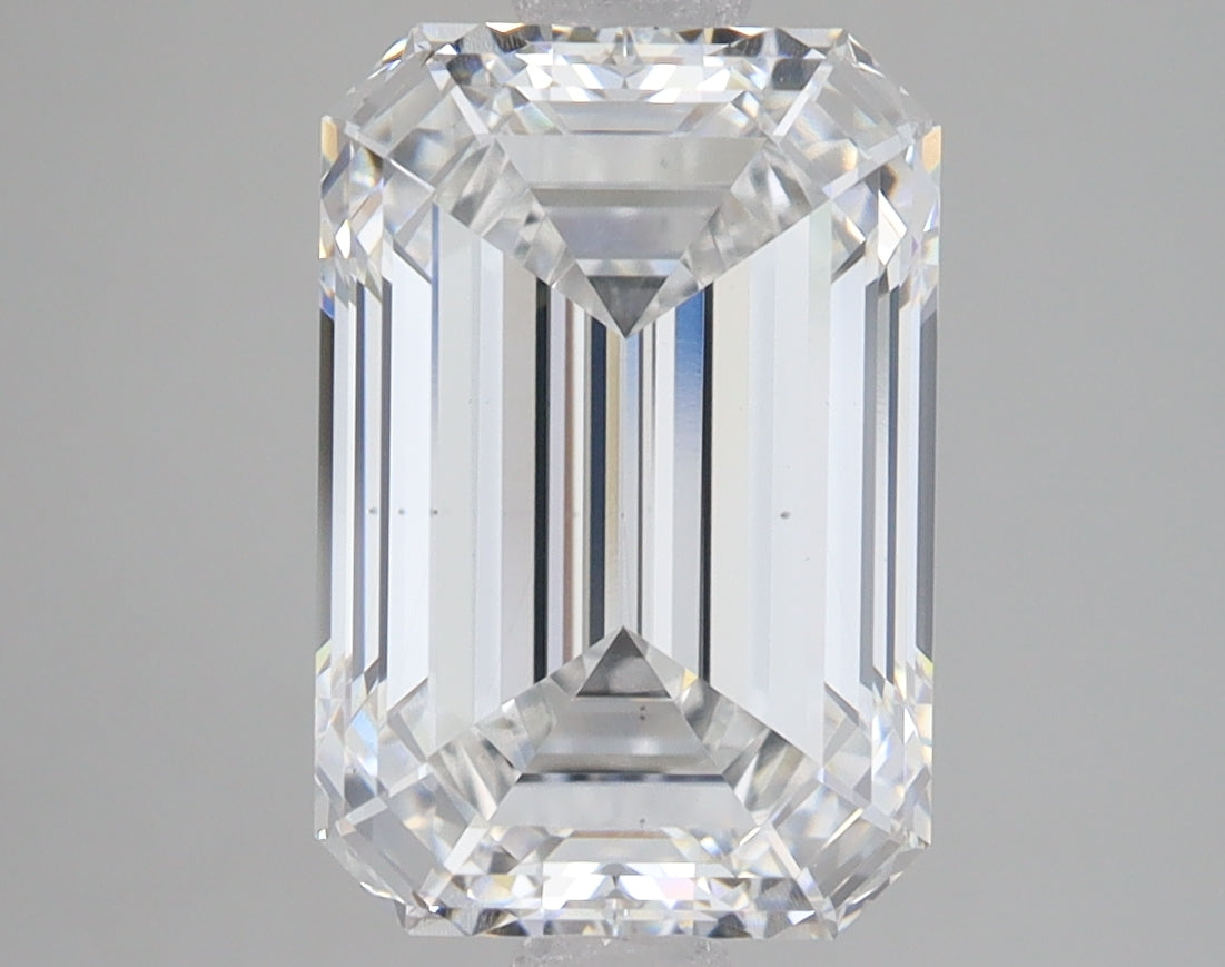 3.8ct Emerald lab-grown diamond, E VS1 – 360° view