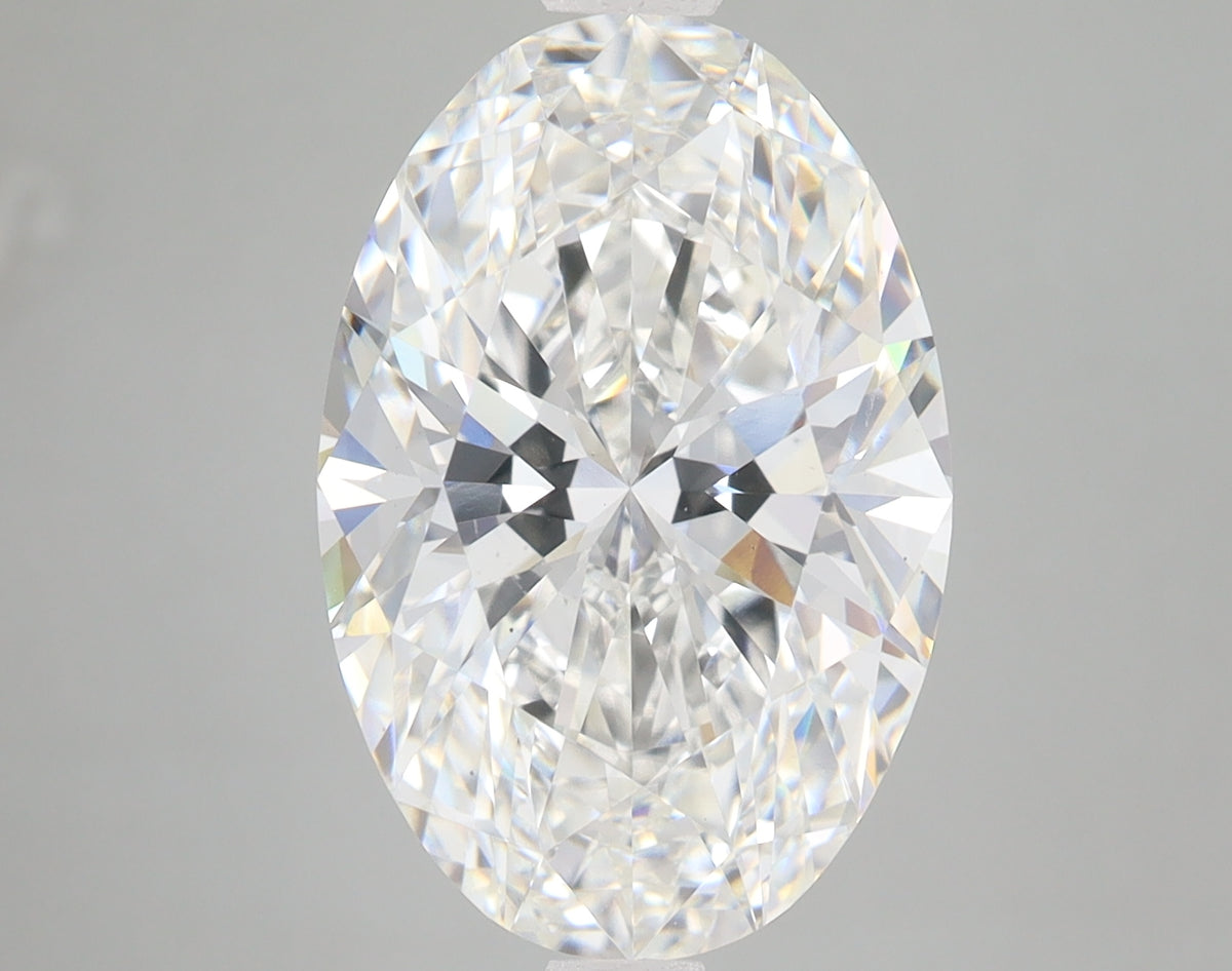 6.08ct Oval lab-grown diamond, F VS1